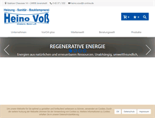 Tablet Screenshot of heino-voss.de